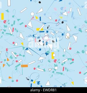 Lignes et formes connecté Illustration de Vecteur