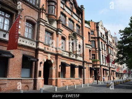 Christie's Maison de Ventes ( Shangha Bâtiment Ampire. Yuanmingyuan Road Huangpu Shanghai ( Chine ) près du Bund Chinese Banque D'Images