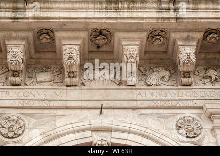 Italie Pouilles Valle d'Itria Martina Franca Palais Ducal particulier Banque D'Images