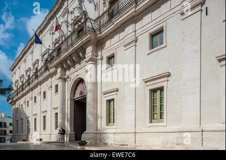 Italie Pouilles Valle d'Itria Martina Franca Palais Ducal Banque D'Images