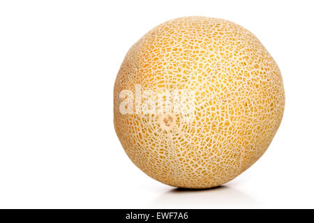 Studio shot of melons sur fond blanc Banque D'Images