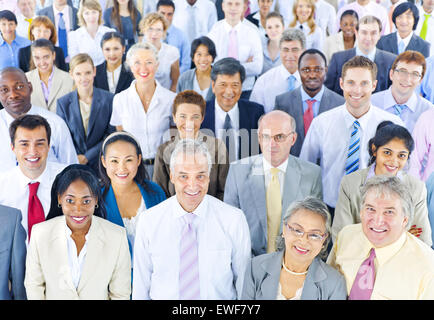 Groupe multi-personne d'affaires diverses Banque D'Images
