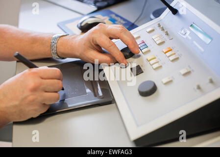 CONSULTATION ORL Banque D'Images