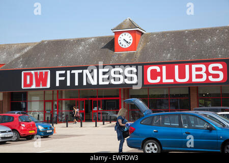 Clubs de sport Fitness DW immeuble dans le centre d'Ipswich, Suffolk, Angleterre, RU Banque D'Images