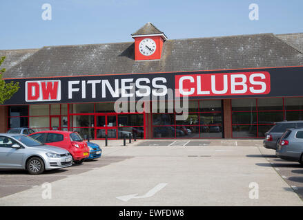 Clubs de sport Fitness DW immeuble dans le centre d'Ipswich, Suffolk, Angleterre, RU Banque D'Images