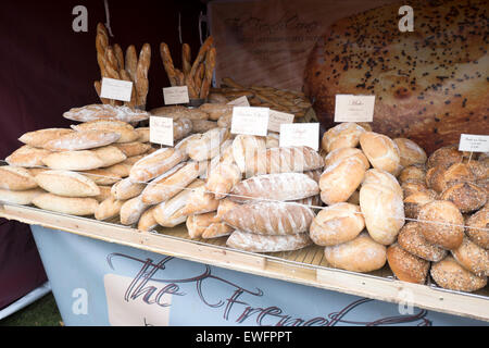 Fait à La Maison du pain artisanal Pains Pain au levain Banque D'Images