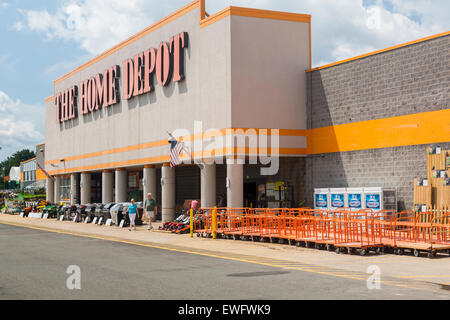 Chaîne de magasins de matériel de Home Depot à Manassas, Virginie, USA Banque D'Images