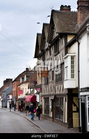 Royaume-uni, Angleterre, Shropshire, Bridgnorth, Whitburn Street, Kings Head Inn Banque D'Images