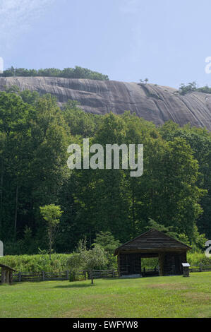 Hutchinson à Stone Mountain State Park à Roaring Gap La Caroline du Nord. Mountain homestead. Banque D'Images