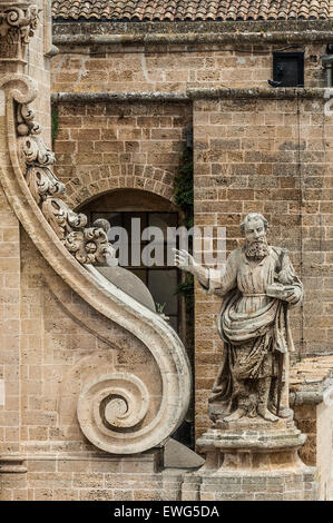 Pouilles Italie Francavilla Fontana l'Église Mère Banque D'Images