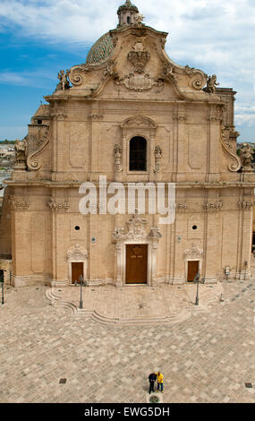 Pouilles Italie Francavilla Fontana l'Église Mère Banque D'Images