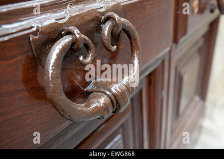 Ancien heurtoir Lucca Italie Banque D'Images