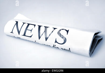 Nouvelles mot sur journal Banque D'Images