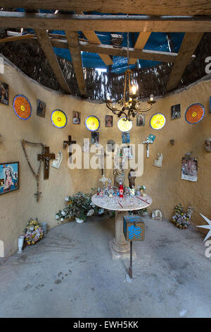 Mejorada del Campo, Espagne, une table dans la Cathédrale de Don Justo Banque D'Images