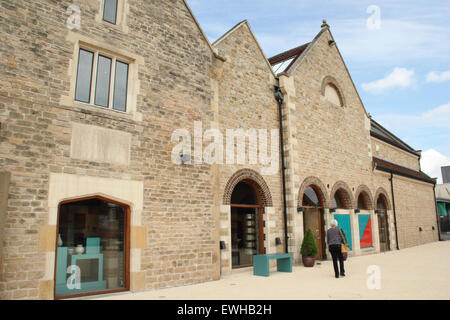 Les gens l'approche Harley Galerie sur le Welbeck Estate dans le Nottinghamshire, Englnd, UK Banque D'Images