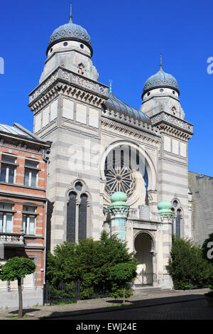 L'Shomre Hadass Synagogue à Anvers, Belgique Banque D'Images