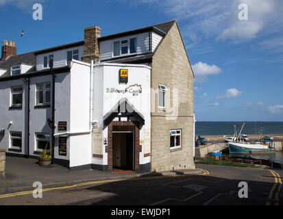 Château de Bamburgh Inn hotel, Largs, Northumberland, England, UK Banque D'Images