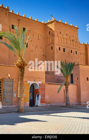 Kasbah de Taourirt, Ouarzazate, Maroc, Afrique Banque D'Images