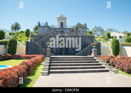 Jardin Victoria : Belle tropical botanical gardens à La Orotava Tenerife, ville Banque D'Images