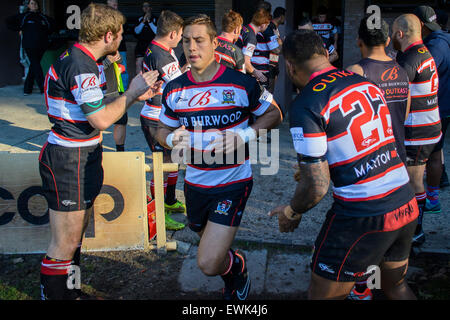 Sydney, Australie. 27 Juin, 2015. Au cours de l'action Shute Shield Club match de rugby entre l'Université de Sydney et Port Ouest Crédit : MediaServicesAP/Alamy Live News Banque D'Images