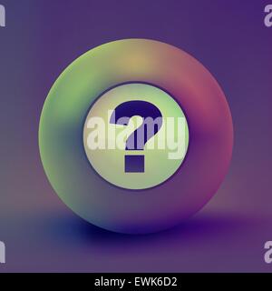 Question icône. Utilisable pour la conception web. Illustration de Vecteur