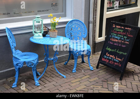 Le centre-ville pittoresque de Alkmaar, Pays-Bas Europe Banque D'Images