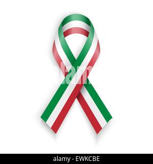 Drapeau de l’Italie. Illustration de Vecteur