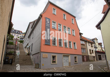 Bad Blankenburg, Allemagne. 26 Juin, 2015. Le premier jardin d'enfants a été situé dans ce qui est aujourd'hui le Musée Friedrich Froebel à Bad Blankenburg, Allemagne, 26 juin 2015. L'exposition 'Spiele(n) neu denken' a commencé après l'acte d'ouverture pour 175 ans d'école maternelle allemande le 26 juin. Photo : Photo : Michael Reichel/dpa/Alamy Live News Banque D'Images