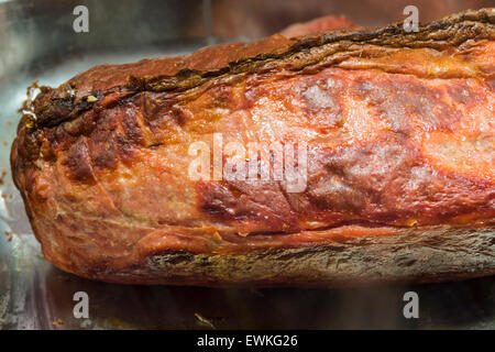 Pain de viande chaude, Leberkaese Banque D'Images