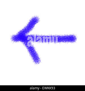 Coup de pinceau peint à la main ou d'autres flèches pour un usage adv Banque D'Images