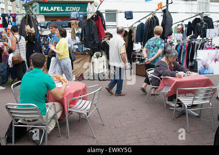 Marché de Portobello Road North West Kensington London England Banque D'Images