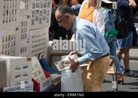 Marché de Portobello Road North West Kensington London England Banque D'Images