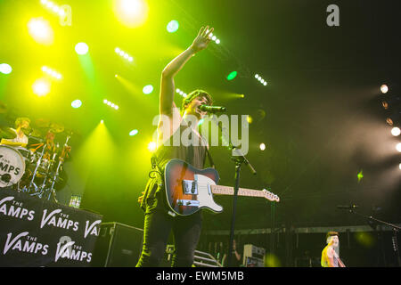 Nottingham, Royaume-Uni. 27 Juin, 2015. L'exécuter à Vamps Sherwood Pines, 2015 © Myles Wright/ZUMA/ZUMAPRESS.com/Alamy fil Live News Banque D'Images