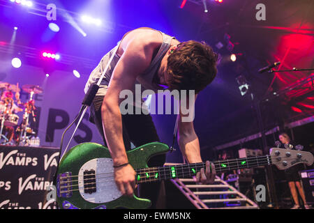 Nottingham, Royaume-Uni. 27 Juin, 2015. L'exécuter à Vamps Sherwood Pines, 2015 © Myles Wright/ZUMA/ZUMAPRESS.com/Alamy fil Live News Banque D'Images