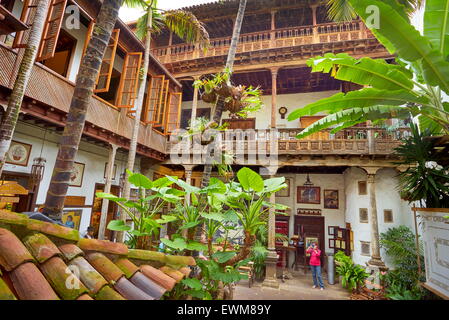 Casa de los Balcones, La Orotava, Tenerife, Canaries, Espagne Banque D'Images