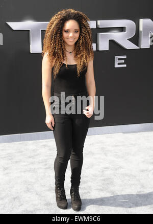 Los Angeles, Californie, USA. 28 Juin, 2015. Jadagrace assistant à la première de Los Angeles ''Terminator Genisys'' tenue à l'Kodak Theater à Hollywood, Californie le 28 juin 2015. 2015 : Crédit D. Long/Globe Photos/ZUMA/Alamy Fil Live News Banque D'Images