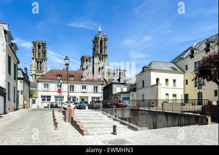 Cathédrale de Laon Banque D'Images