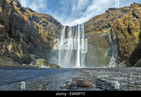 Skogafoss Banque D'Images