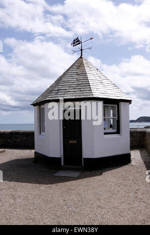 Port de Charlestown. CORNWALL UK. La Capitainerie Banque D'Images