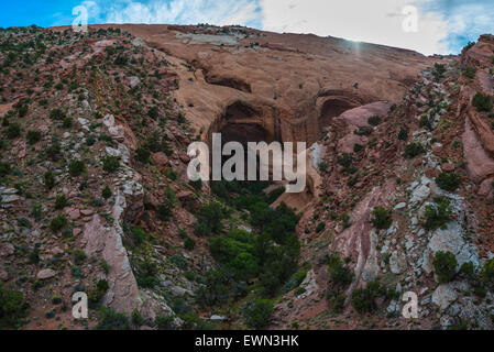 Capitol Reef National Park Pont Naturel Brimhall Banque D'Images