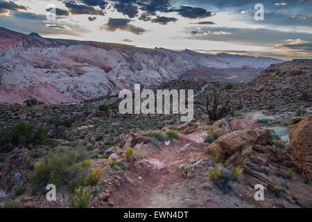 Pont naturel Brimhall Trail Capitol Reef National Park Banque D'Images