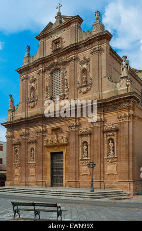 Apulia Grecia Salentina Galateone SS. Sanctuaire Crocifisso Banque D'Images