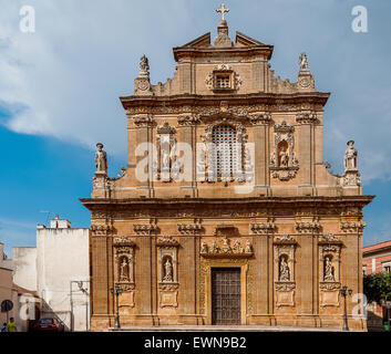 Apulia Grecia Salentina Galateone SS. Sanctuaire Crocifisso Banque D'Images