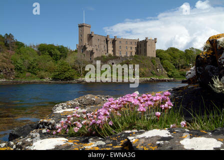 Le Château de Dunvegan, Isle of Skye Hébrides intérieures Ecosse UK Europe Banque D'Images
