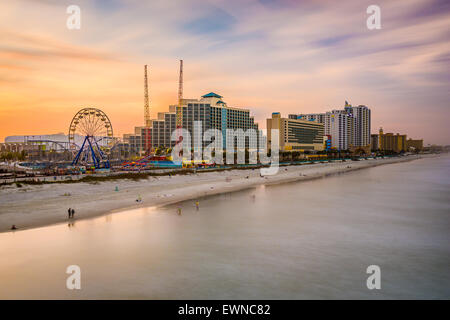 Daytona Beach, Floride, USA resorts d'horizon. Banque D'Images