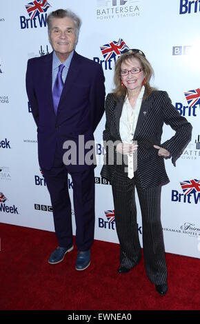 BritWeek 2015 : 9e Semaine annuelle de Brit lancer au consul britannique généraux Residence - Arrivées avec : Fred Willard Où : Los Angeles, California, United States Quand : 21 Avr 2015 Banque D'Images