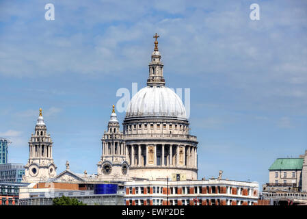 La Cathédrale St Paul, Londres, Angleterre, Royaume-Uni Banque D'Images