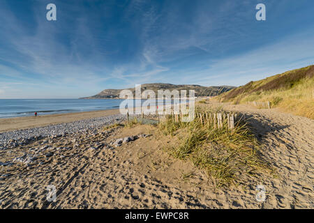 Llandudno rive ouest sur la côte nord du Pays de Galles à la recherche sur le Great Orme Banque D'Images