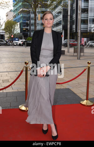 Bugsy Malone - presse nuit & afterparty tenue au Lyric Hammersmith, arrivées. Avec : Romola Garai Où : London, Royaume-Uni Quand : 28 Avr 2015 C Banque D'Images