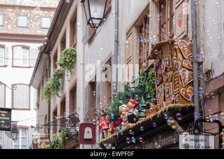 Shop décorations, Strasbourg, Alsace, France Banque D'Images